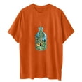 thumbnail image 7 of IROINNID Womens Short Sleeve Summer Beach Printed Casual Top Loose Pullover T-shirt Spring Saving, 7 of 7