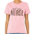 thumbnail image 2 of Med-Surg Nurse Leopard Print Shirt Unisex Medium Pink, 2 of 5