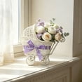 thumbnail image 5 of YingYouFu Mini Wicker Stroller Decoration, Rattan Doll Carriage Woven Candy Basket Centerpiece Decor for Weddings Showers, Decorative Flower Girl Cart, Event Centerpiece Decoration, 5 of 5
