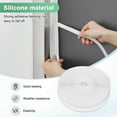 thumbnail image 2 of Uxcell Weather Stripping Door Seal Strip 1 inch Silicone 49 FT Door Draft Stopper Sealing Sticker Tape White, 2 of 7