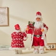 thumbnail image 4 of Adornos de muñecos de Papá Noel grandes de 60 cm para Navidad, figura de Papá Noel de pie, decoración navideña para el hogar, regalo para niños, navidad, 4 of 5