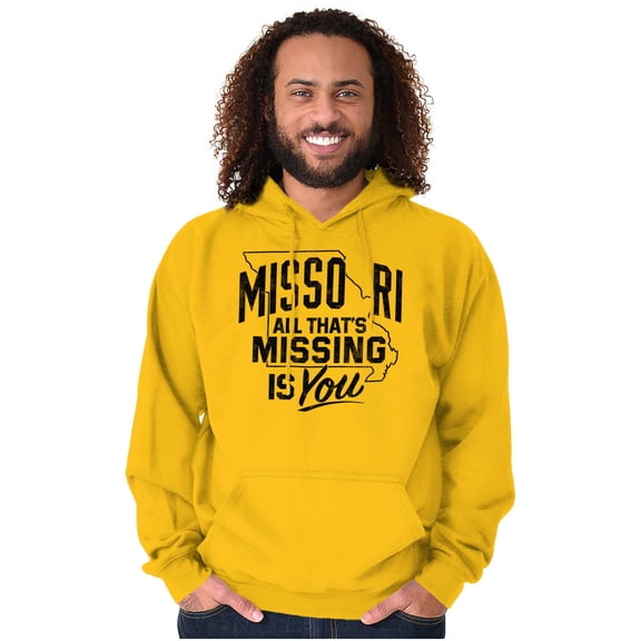 Missouri All That's Missing Is You MO Hoodie Sweatshirt Women Men Brisco Brands 2X
