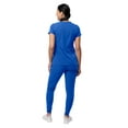 thumbnail image 2 of Adar Pro Movement Booster Scrub Set For Women - Sweetheart V-Neck Scrub Top & Yoga Jogger Scrub Pants - P9400 - Royal Blue - 3X, 2 of 7