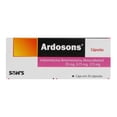 thumbnail image 1 of Indometacina/betametasona/metocarbamol Ardosons Son s 25 mg /0.75 mg /215 mg 20 pzas, 1 of 2