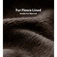 thumbnail image 4 of Women's Faux Fur Fleece Lined Winter Warm 3 inch High Waistband Full Length Leggings, 4 of 6
