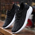 thumbnail image 1 of Tenis Zapatos Hombre Casual Transpirable Ocio Calle Slip-On Lace Up (42 ) Negro Likrtyny Tenis De Mujer Tenis De Hombre, 1 of 9
