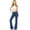 Medium Denim, variant on Angry Rabbit Women's Juniors High Waist Stretchy Premium Flare Jeans (28, Medium Denim)