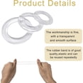 thumbnail image 3 of NOGIS Clothing Cinch Clips - Invisible Clothing Accessory for Cinch Shirts, Dresses, Skirts and Scarves,Set Includes 9 Rings (3 Sizes) + 50 Rubber Bands, 3 of 3