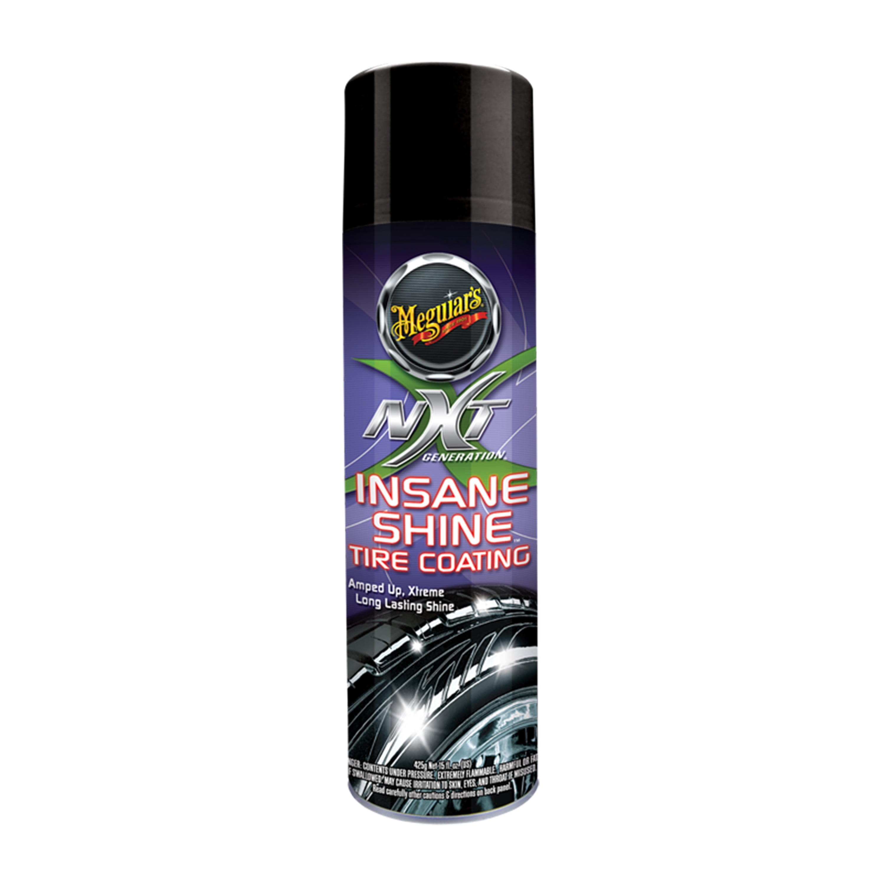 Meguiar's NXT Generation Insane Shine Tire Coating Aerosol Spray for