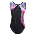 thumbnail image 3 of Traje de baño para gimnasia para niñas, Ropa de baile de Ballet, leotardo metálico brillante, mono asimétrico con tirantes para el hombro, 3 of 5
