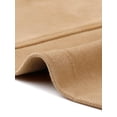 thumbnail image 5 of INSPIRE CHIC Women's Faux Suede Trench Coat Notched Lapel Double Breasted Mid-Long Overcoat Fall Winter Jacket with Belt XS Khaki, 5 of 6
