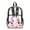Axolotl Daisy Flower Strawberry Pink, variant on SEANATIVE Kids Clear Backpack with Front Pocket Adjustable Straps Transparent Clear Bag Girls See Through Travel Stadium School Bags PVC Bookbag, Aztec Ethnic Pattern