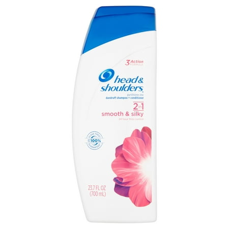 head & shoulders 2in1 Smooth &amp; Silky Pellicules shampooing et revitalisant, 23,7 fl oz