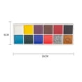 thumbnail image 3 of Dengmore 12-Color Halloween Face and Body Paint Palette, Washable Oil-Based Makeup for Costume and Stage Use, 3 of 5