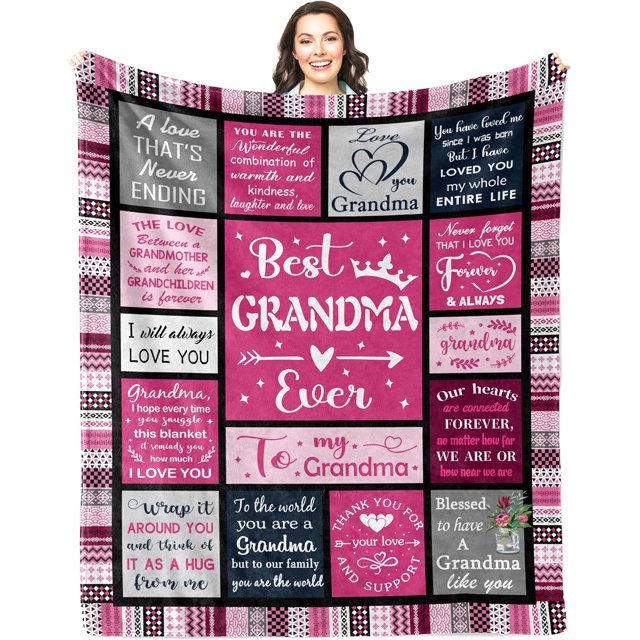 LHSHID Mothers Day/Birthday Gifts for Mom Blanket Flannel Soft and Comfortable Anti static Bed Sofa Blanket 40x50in