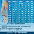 thumbnail image 4 of Extra Large Toeless Compression Tights for Women 20-30mmHg - Beige, 5X-Large, 4 of 11