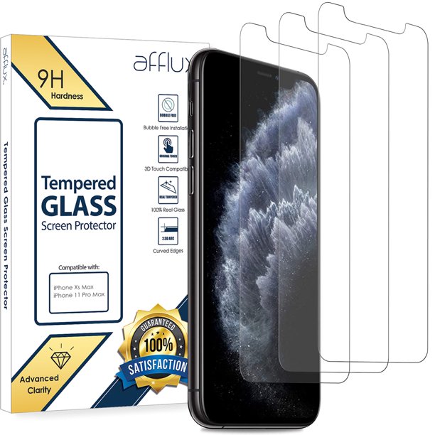 For Apple iPhone XS Max Screen Protector Tempered Glass, FREEDOMTECH