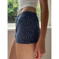 thumbnail image 5 of Yunliwuli Women's Summer Casual Pajama Shorts Solid Color/Floral/Heart/Striped Lounge Shorts, 5 of 7