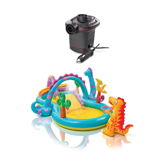 Intex 66636E   57135EP, Black 12V Corded Electric Air Pump