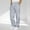Gray, variant on Jyeity Mens Sweat Pants Fashion Elastic Waist Cargo Pants Loose with Pockets Drawstring Straight Leg Pants 4XL