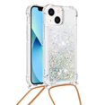 thumbnail image 1 of Funda FOXDOCK para iPhone 14 Plus con Cuerda Ajustable, Brillo Líquido, Protección Antigolpes y Lente – Ideal para Regalo, 1 of 6