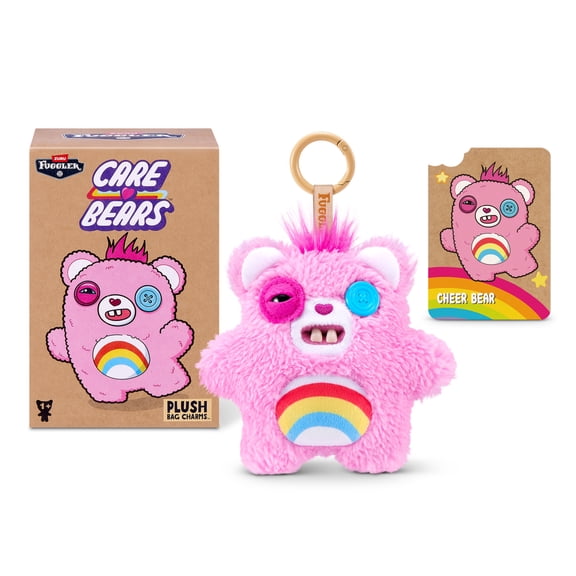 Fuggler Care Bear Keyring 5 Inch by ZURU - Ugly Monster Plush Toy for Kids Ages 1