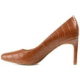 thumbnail image 3 of Journee Womens Monalee Square Toe Mid Heel Pumps, Widths Available, 3 of 10