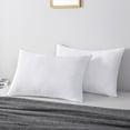 thumbnail image 4 of Marina Decoration Oreiller Breathable Sleeping Medium Firm Silver Piping Bed Pillow for Side and Back Sleepers, Hotel Collection Pillows 2 Piece Pack, 4 of 5