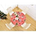 thumbnail image 2 of Mantel Rally Home Goods de vinilo con diseño de muñeco de nieve rojo navideño, 92 a 107 cm, 2 of 8