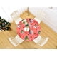 thumbnail image 2 of Mantel Rally Home Goods de vinilo con forma de muñeco de nieve rojo navideño, 43 a 56 pulgadas, 2 of 8
