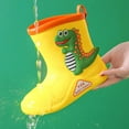 thumbnail image 4 of XIYON Kids Rain Boots Children Cute Cartoon Fashion And Non Slip Rain Boots Soft Bottom Fashion Rain Boots 7-8 Years, 4 of 9
