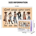 thumbnail image 3 of African American Women 300 Pieces Jigsaw Puzzles for Adults - Black Women God Says You Are Inspirational Puzzles Fun Game Gift, 3 of 8