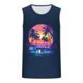 thumbnail image 4 of Runfenguu Tank Top Mens Hiking Vests Men Casual Fashion Sleeveless Printing Pullover Round Neck Sports Tank Ribbed Tank Top Men, 4 of 4