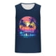 thumbnail image 4 of Camiseta sin mangas de cuello redondo para hombre, informal, a la moda, sin mangas, con estampado, blusa deportiva de cuello redondo para hombre, 4 of 4