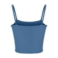 thumbnail image 6 of Xihbxyly Tank Top for Women Summer Solid Color V-Neck Camisole Blouses Casual Loose Fit Sleeveless Spaghetti Straps Blouses, 6 of 7