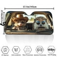 thumbnail image 5 of Uorisanigo Car Windshield Sun Shade Funny Animals Driving Pattern Washable Car Shade Front Windshield for Most Sedans SUV Truck Auto Sunshade Car Sun Visor Block UV Rays and Heat Keep Cool, 5 of 7