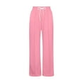 thumbnail image 5 of Cute Pants for Girls 10-12 with Bows Girls Sweatpants Kids Soft Athletic Lounge Joggers Elastic Waist Casual Trousers Pants Cute Clothes for Teen Girl, 5 of 5