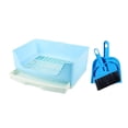 thumbnail image 3 of Arena para conejos, orinal esquinero, entrenador para mascotas, cacerola para mascotas, hurón, hámster, orinal interior, entrenador, cama esquinera, Azul Yinane Inodoro con bandeja de arena, 3 of 8