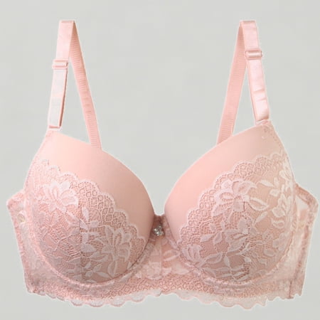 Xijirk Women Plus Size Bra Underwire Full Figure Daily T-shirt Support ,100E