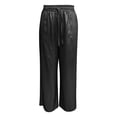 thumbnail image 6 of DHFJKG Metallic Pants For Women Glitter Drawstring Waist Loose Fit Wide Leg Trousers Summer Going Out Clothes Stylish Trousers, 6 of 7