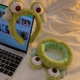 thumbnail image 1 of Diadema con forma de rana pequeña, accesorio para el cabello de moda para mujer, diadema con forma de rana de peluche divertida con dibujos animados, tarjeta para el cabello a la moda, 1 of 5