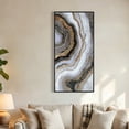 thumbnail image 3 of Black and Gold Abstract Wall Art Modern Minimalist Marble Texture Painting Canvas Print for Living Room Bedroom Office Decor 20x40 Frosted Glass Gold, 3 of 8