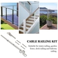 BESTYASH Steel Cable Turnbuckle Cable Railing Kit Stainless Steel 1 Set ...