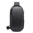 thumbnail image 1 of Bolso con correa impermeable para hombre, bolso cruzado con USB, bolso de hombro informal para hombre, 1 of 5