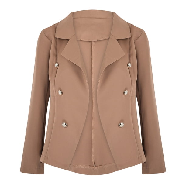 Trajes para mujer Blazer Trendy Slim Fit Color sólido Traje pequeño Abrigo Ocio Traje de oficina Abrigo Odeerbi ODB-3