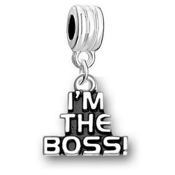 I'm the Boss Charm Dangle Bead Compatible with European Snake Chain Bracelet