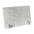 thumbnail image 5 of QSTDGVPW Desk Divider Decrease Noise Convenient Lightweight Privacy Panel Desk Partition Light Gray, 5 of 9
