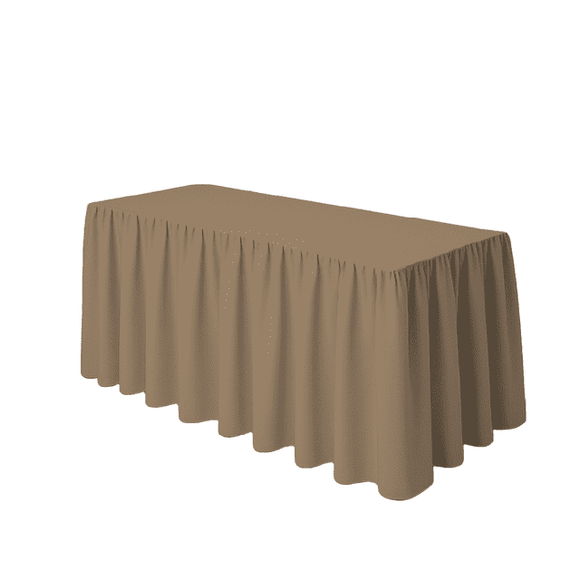 Mantel Bambalina Para Mesa De 1.80 x 0.75 Colores Kaki