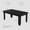 1600 black, variant on 71" Spacious Farmhouse Dining Table – 6-8 Seating with V-Shaped Frame Ideal for Family Gatherings