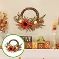 thumbnail image 2 of YIKA Halloween Decoration Home Decor Wall Wreath Simulation Pumpkin Sunflower Farmhouses Rattan Wreath Holiday Products F3Halloween Yard Decor, 2 of 7
